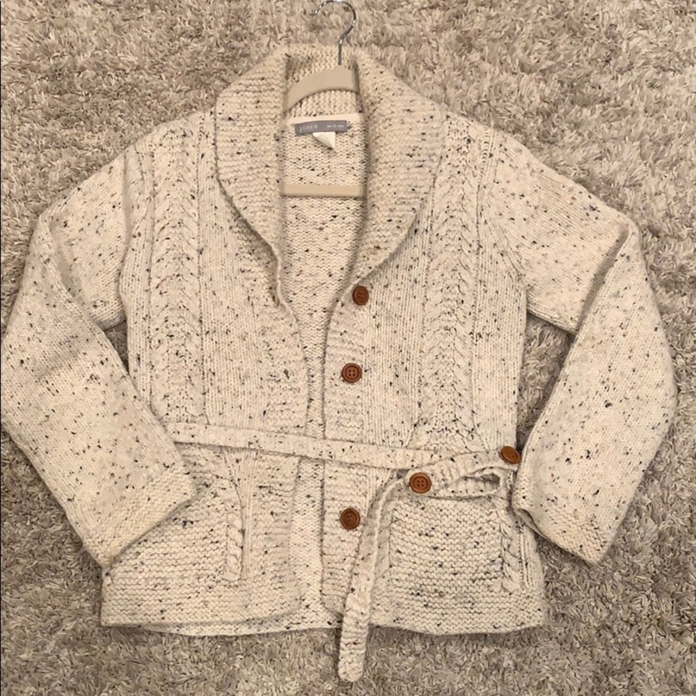 Cozy cotton/wool sweater